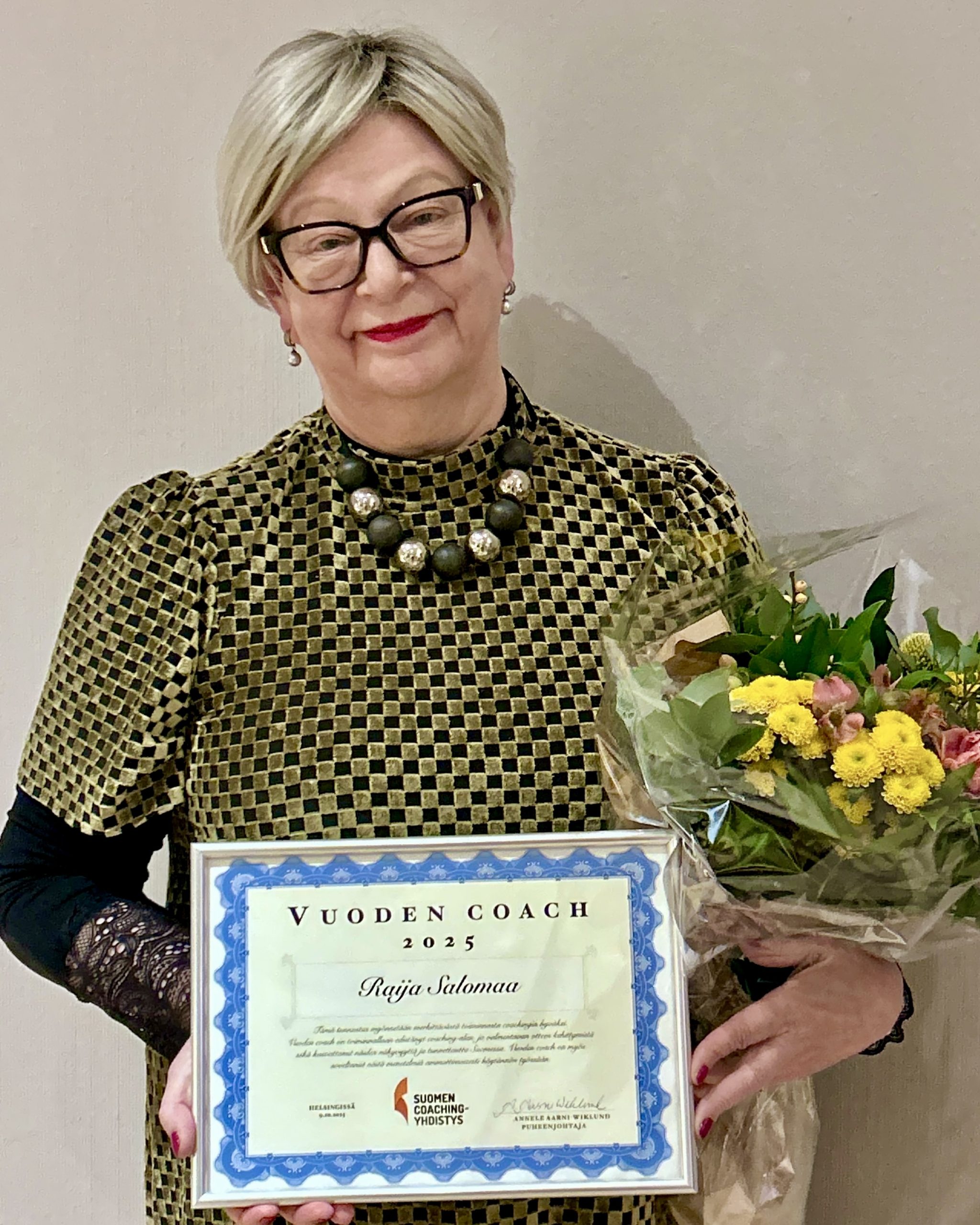 Vuoden Coach 2025 on Raija Salomaa