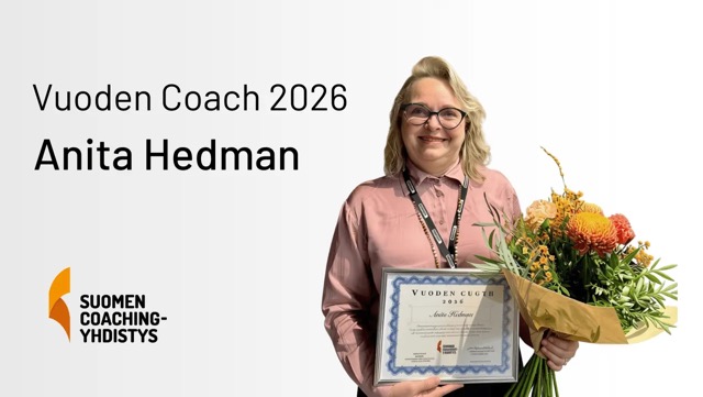Vuoden Coach 2026 Anita Hedman